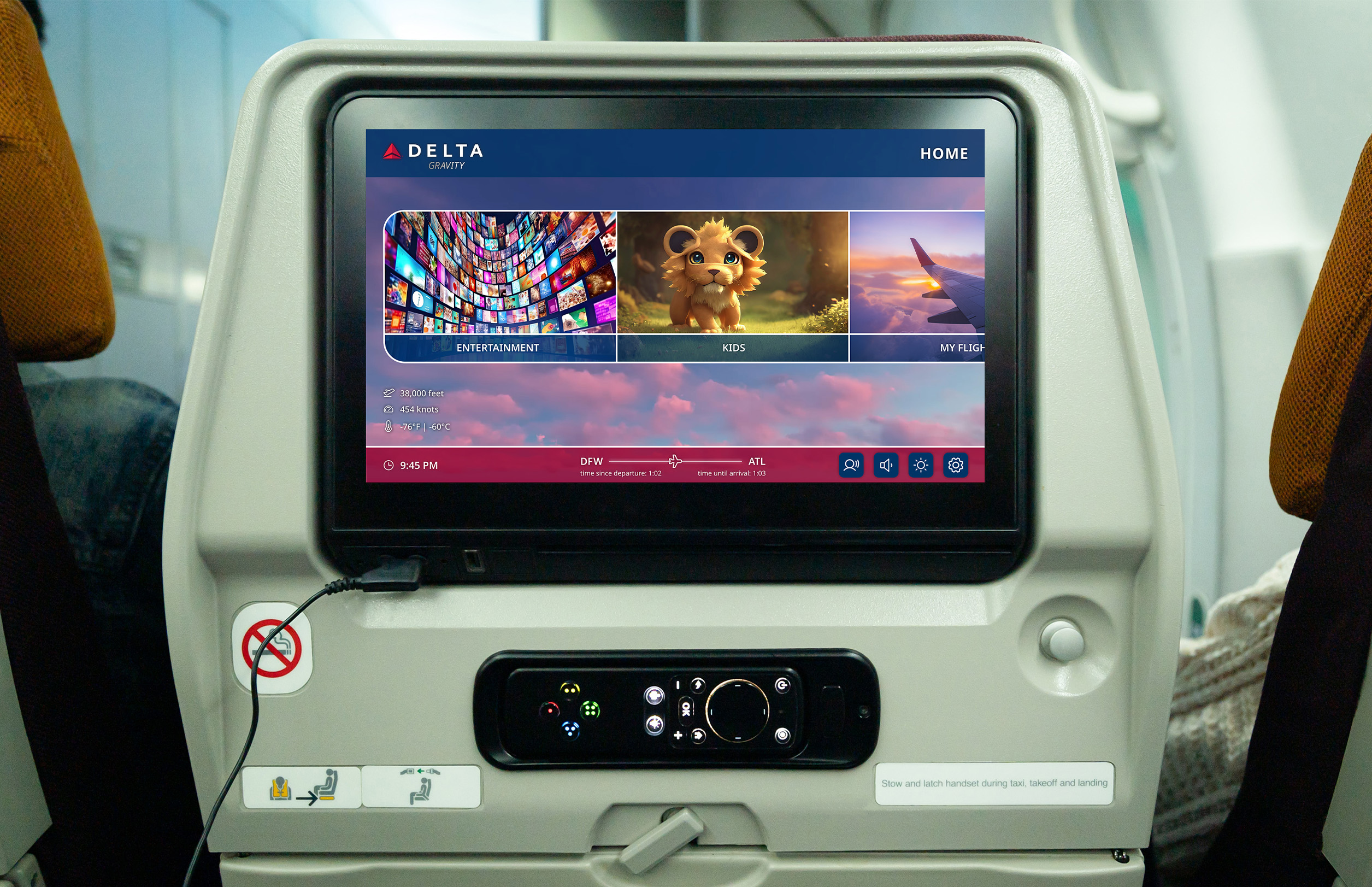 Airplane Seat Mockup Banner