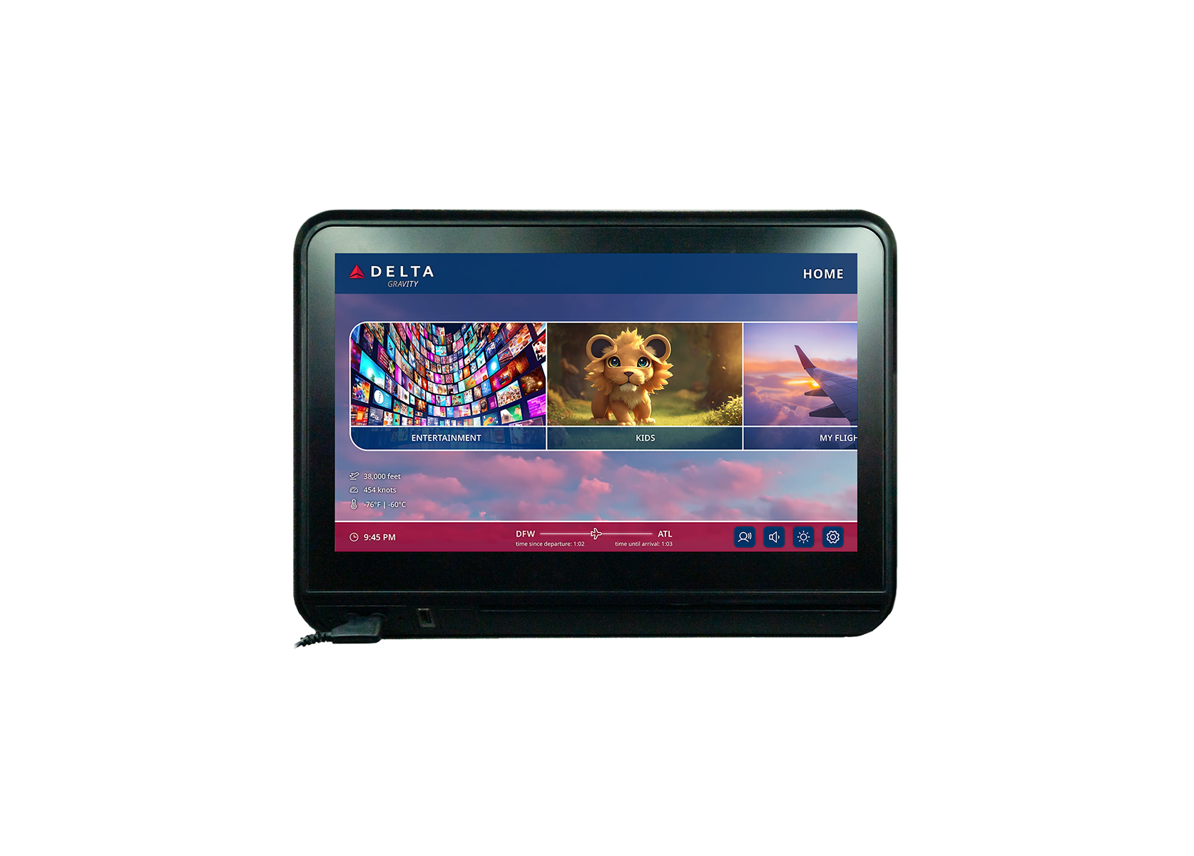 Delta In-Flight Interface