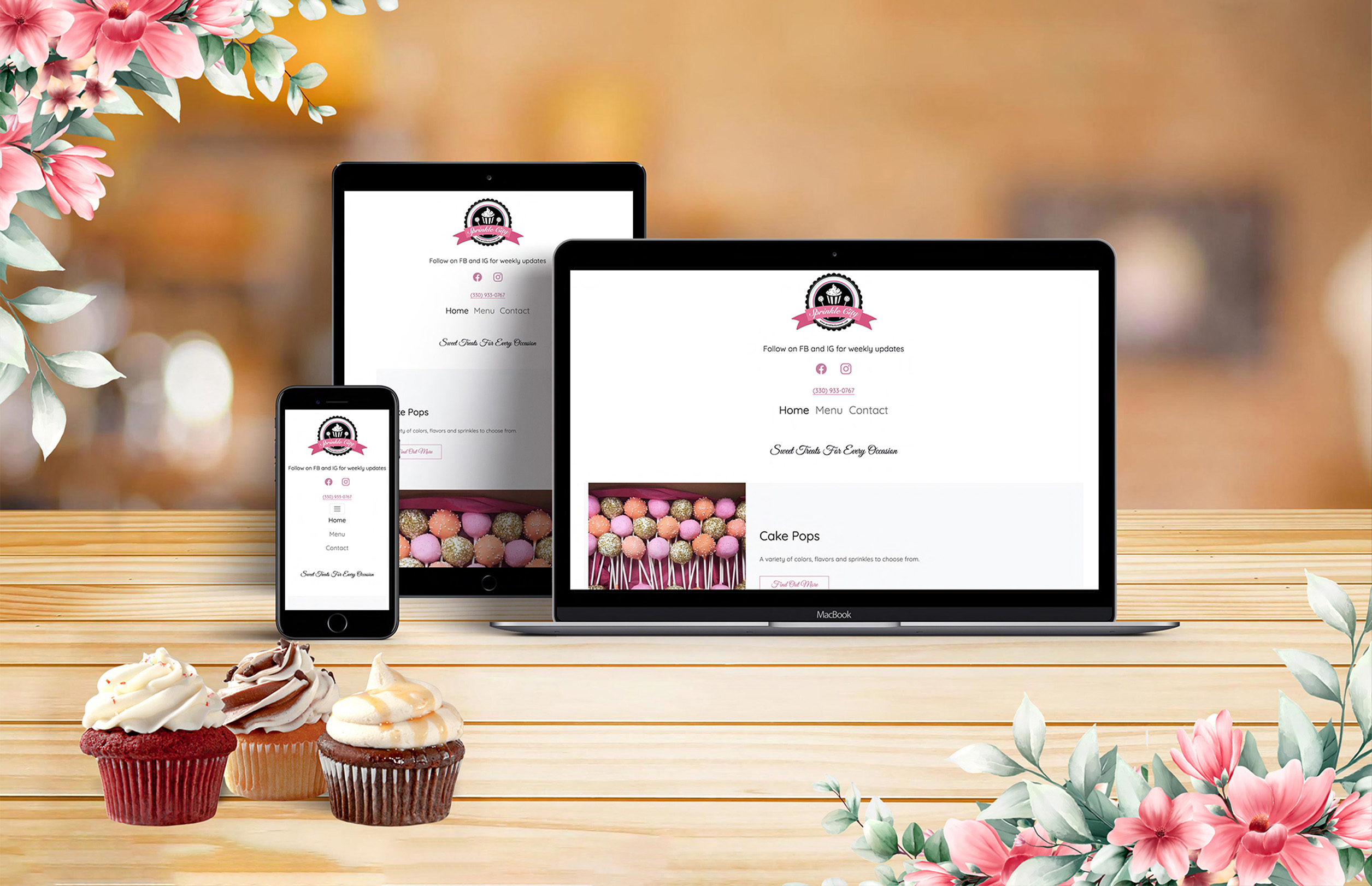 Sprinkle City Sweets Mockup Banner